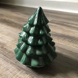 Ceramic Pine Tree Candle